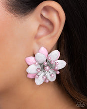 Load image into Gallery viewer, Dimensional Dowry - Pink Earrings