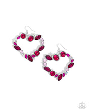 Load image into Gallery viewer, Heart Hierarchy - Pink Earrings