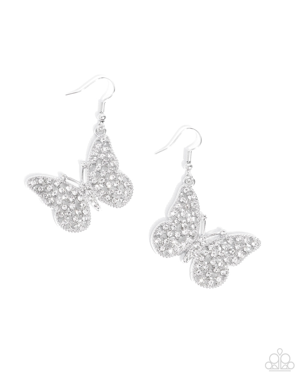 Aerial Audience - White Earrings