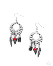 Load image into Gallery viewer, Alternative Angel - Red Earrings