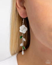 Load image into Gallery viewer, Lattice Lure - White Earrings
