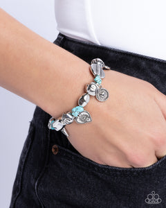 Rustic Rampage - Blue Bracelet