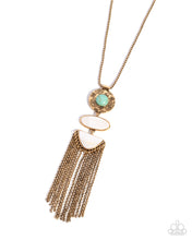 Load image into Gallery viewer, Textured Tourist - Gold Necklace