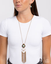 Load image into Gallery viewer, Textured Tourist - Gold Necklace