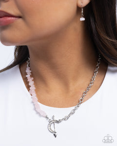 Chiseled Confidence - Pink Necklace