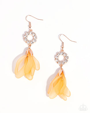 Profuse Petals - Rose Gold Earrings