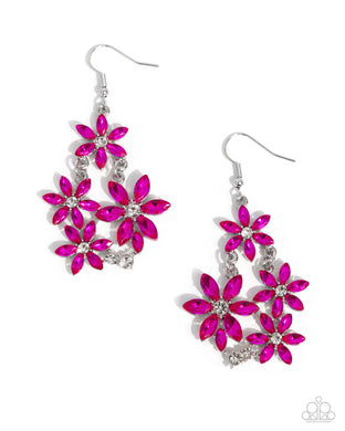 Floral Founder - Pink Earrings