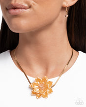 Load image into Gallery viewer, Banquet Blossom - Yellow Necklace