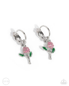 Rose Routine - Pink Earrings