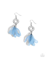 Load image into Gallery viewer, Profuse Petals - Blue Earrings