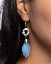 Load image into Gallery viewer, Profuse Petals - Blue Earrings