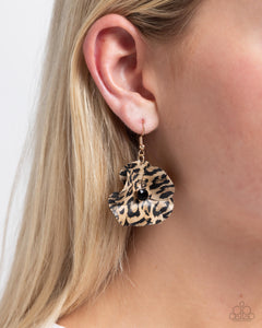 Legendary Leopard - Black Earrings