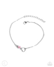 Load image into Gallery viewer, Affectionate Assertion - Pink Anklet