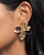 Load image into Gallery viewer, Sweetness and Light - Gold Clip-on Earrings