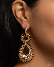 Load image into Gallery viewer, Hammered Highway - Black Earrings