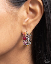 Load image into Gallery viewer, Stellar Surrender - Red Hinge Earrings