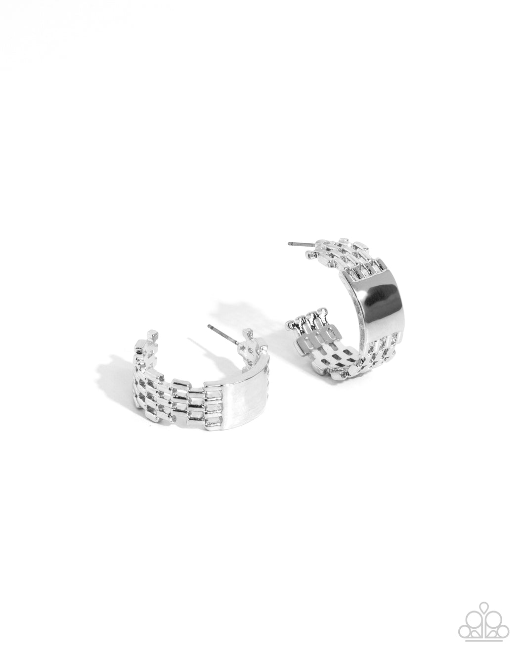 Interlocked Immunity - Silver Earrings