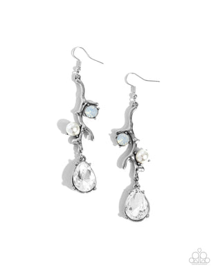 Glitzy Giveaway - White Earrings