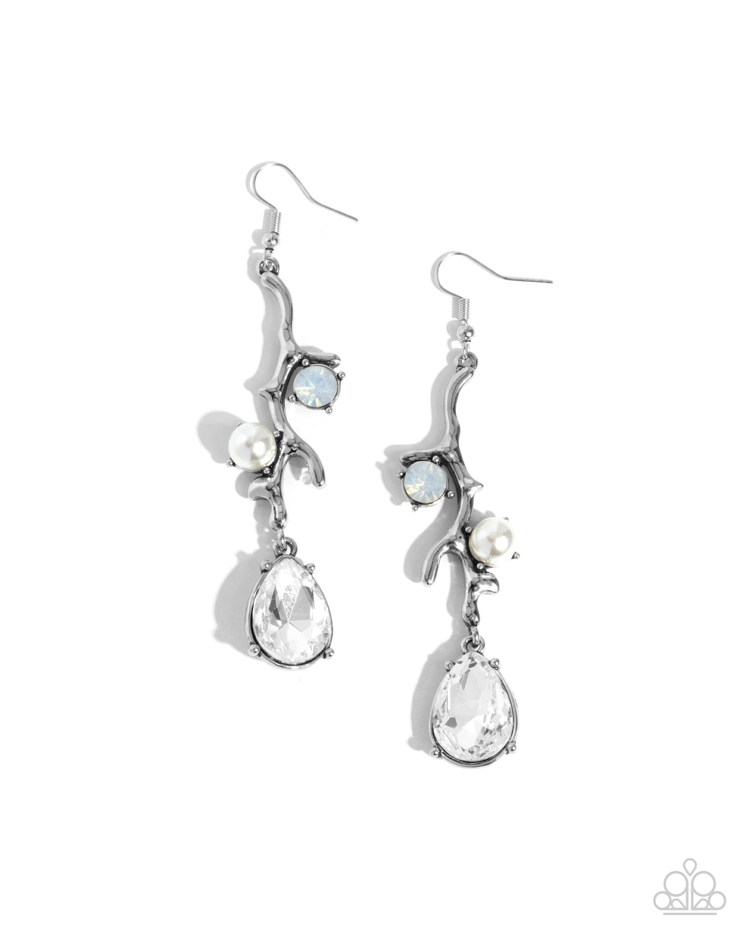 Glitzy Giveaway - White Earrings