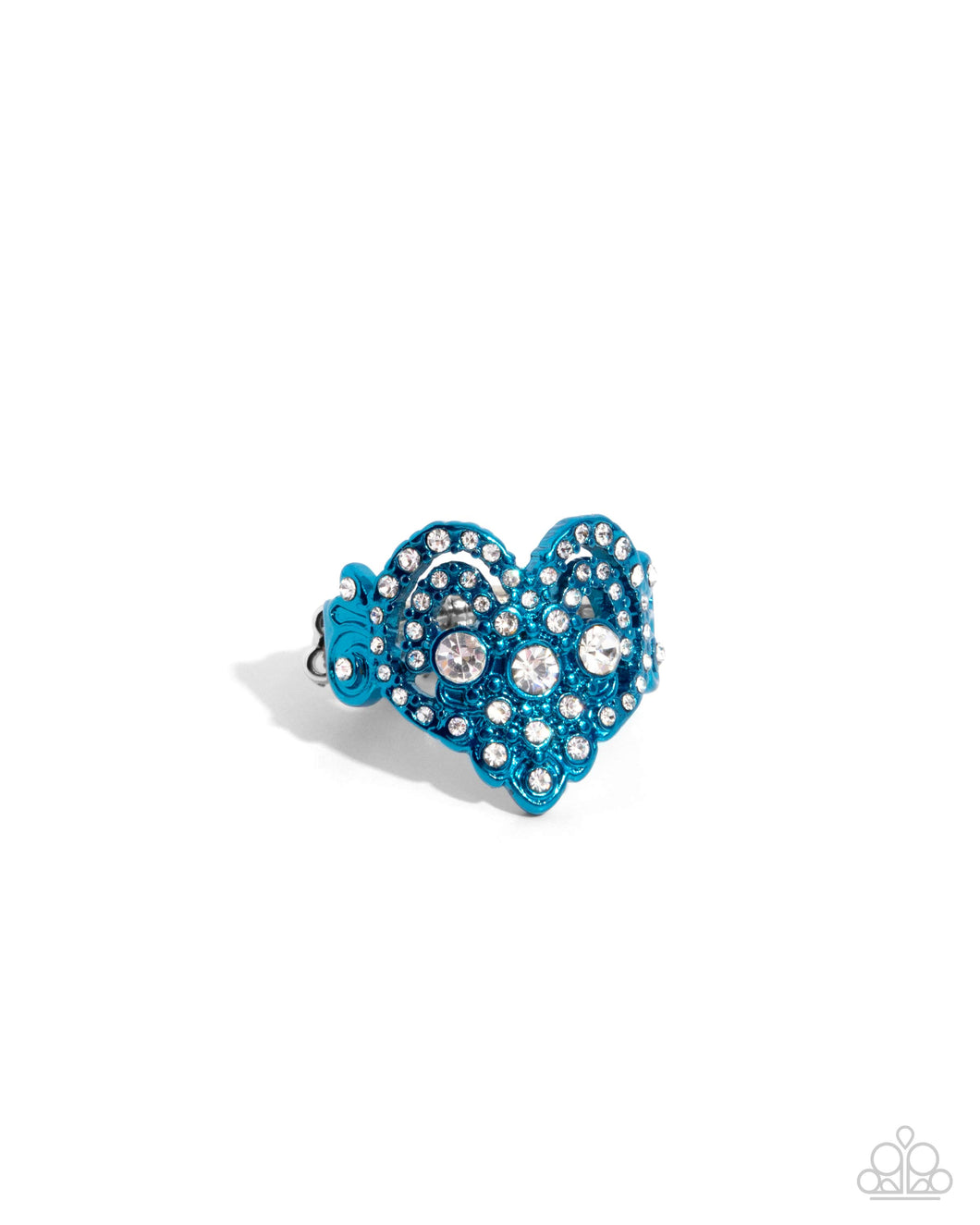 Gallant Glitter - Blue Ring