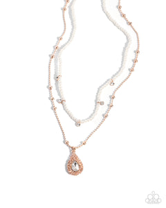 Radiant Reminder - Rose Gold Necklace