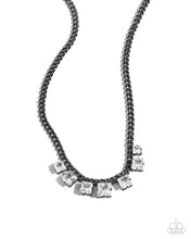 Load image into Gallery viewer, Seeking Out Squares - Black Necklace
