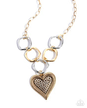 Load image into Gallery viewer, Focused Affection - Gold Necklace