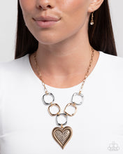 Load image into Gallery viewer, Focused Affection - Gold Necklace