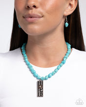 Load image into Gallery viewer, Hopeful Headline - Blue Necklace