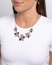 Load image into Gallery viewer, April Showers Bring Flowers - Purple Necklace