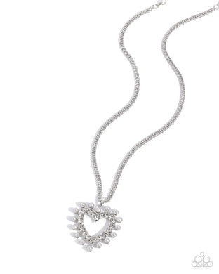 Perfectly Prim - White Necklace