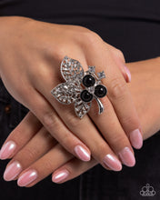 Load image into Gallery viewer, Luminescent Leaves - Black Ring