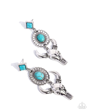 Western Week - Blue Earrings