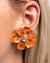 Load image into Gallery viewer, Growth Rate - Orange Earrings