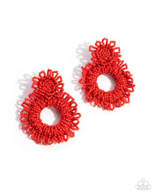 Load image into Gallery viewer, Explosive Energy - Red Earrings