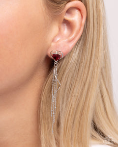 Simply Smitten - Red Earrings