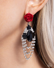 Load image into Gallery viewer, Rosy Rave - Red Earrings