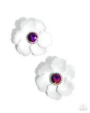 Load image into Gallery viewer, Organic Growth - White Earrings