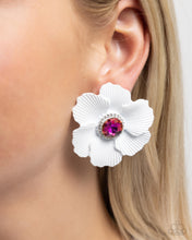 Load image into Gallery viewer, Organic Growth - White Earrings