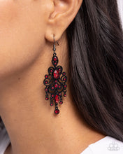 Load image into Gallery viewer, Chandelier Celebration - Red Earrings