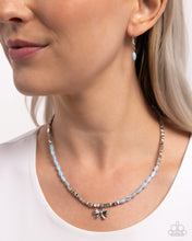 Load image into Gallery viewer, Dainty Dimension - Blue Necklace