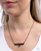 Load image into Gallery viewer, Eagle Exception - Brass Necklace