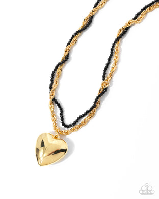Falling Slowly - Gold Necklace