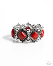 Load image into Gallery viewer, Noble Nature - Red Stretchy Bracelet