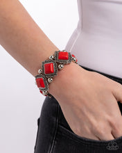 Load image into Gallery viewer, Noble Nature - Red Stretchy Bracelet