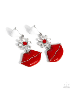 Let Me Kiss You - Red Earrings