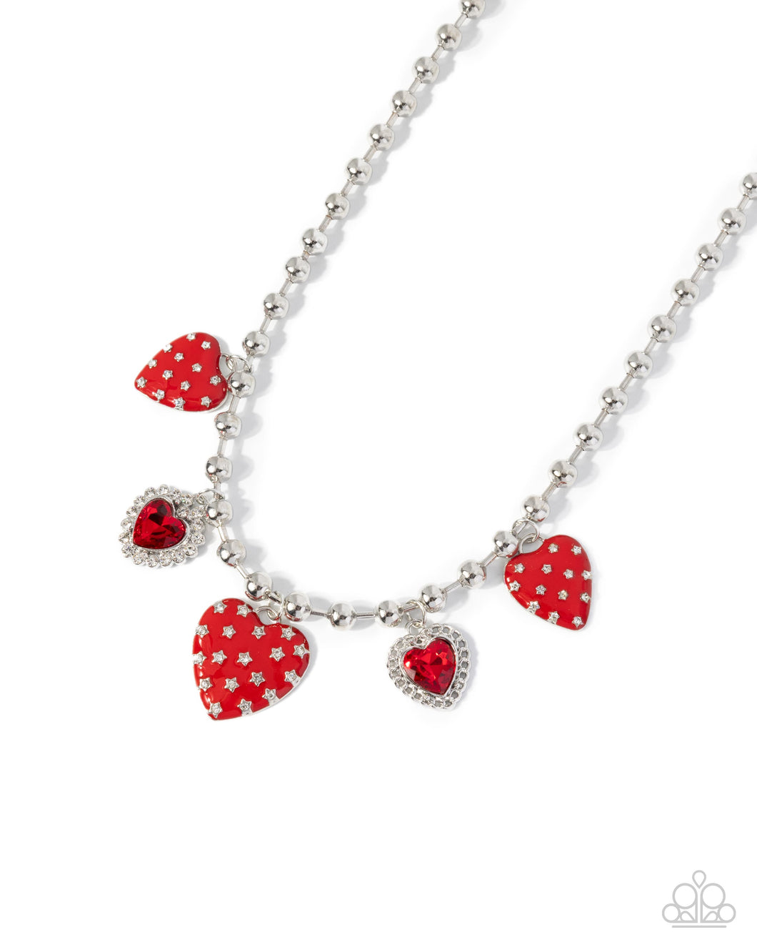 Mutual Affection - Red Necklace