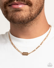 Load image into Gallery viewer, Strong Suit - Gold Necklace