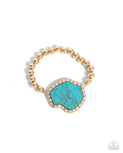 Complete Look: Turquoise Gold Necklace and Bracelet