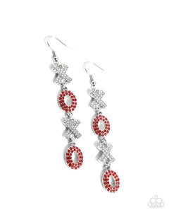 Complete Look: XOXO Red Earrings and Bracelet